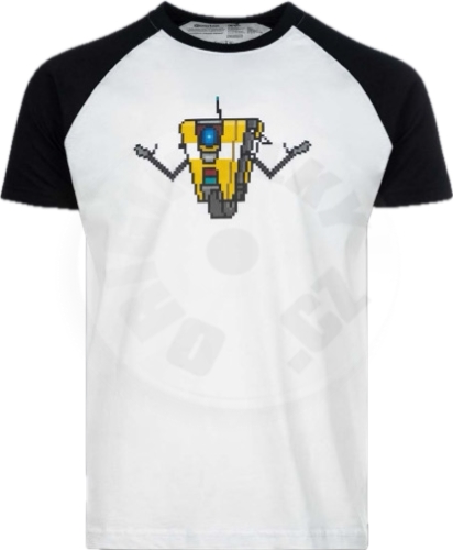 Borderlands raglanové triko „CLAPTRAP PIXEL ART“  vel 2XL