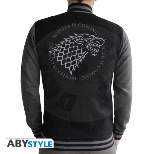 GAME OF THRONES - Jacket - "Stark" man black/dark grey XL_(1)