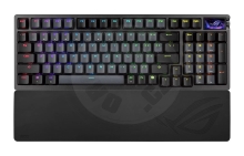 ASUS klávesnice ROG Azoth 96 HE, OLED LCD, mechanická, bezdrátová + drátová - US