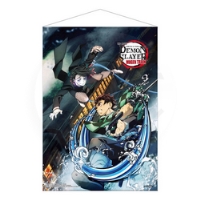 WallScroll - Demon Slayer: Kimetsu no Yaiba Mugen Train Tanjiro Vs Enmu 50 x 70