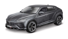 Bburago - Auta HOBBY, Lamborghini Urus, šedá metalíza, 1:18