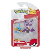 Pokémon sada figurek - Battle 2Pack (Mudkip &amp; Noibat with Stand 8 cm)