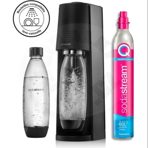 Sodastream Terra Value pack (výrobník, 2x láhev, CO2) - černá