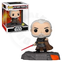 Funko Pop Star Wars: Red Saber Series Volume 1 - Darth Tyranus (svítí ve tmě!)