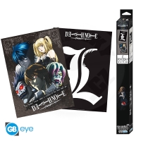 DEATH NOTE - Set 2 Posters Chibi 52 x 38 cm - L &amp; Group