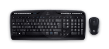Logitech MK330 bezdrátový set klávesnice a myši (US Layout) - černá