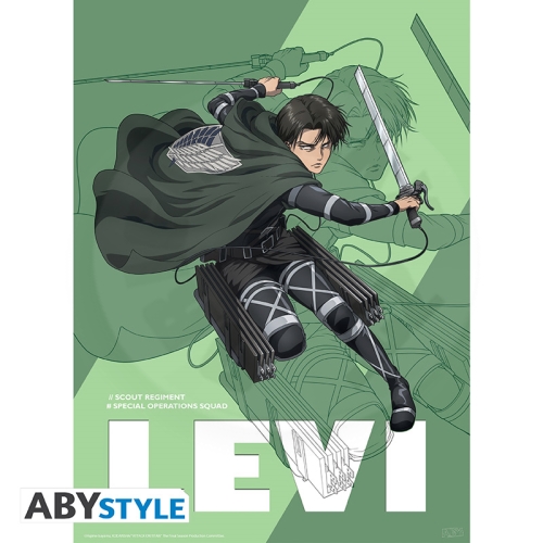 ATTACK ON TITAN - Poster Chibi 52x38 - S4 Levi_(1)