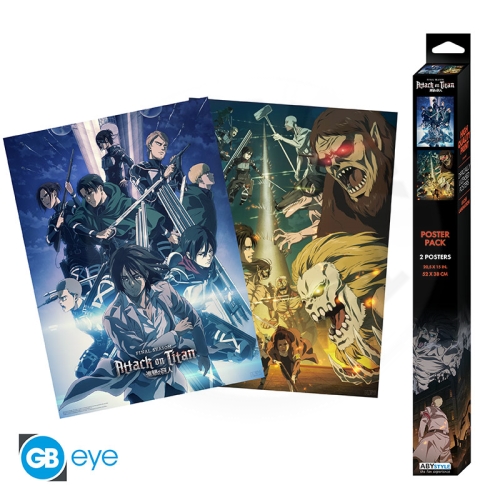 ATTACK ON TITAN - Set 2 Posters Chibi 52x38 - Set 2 x4_(1)