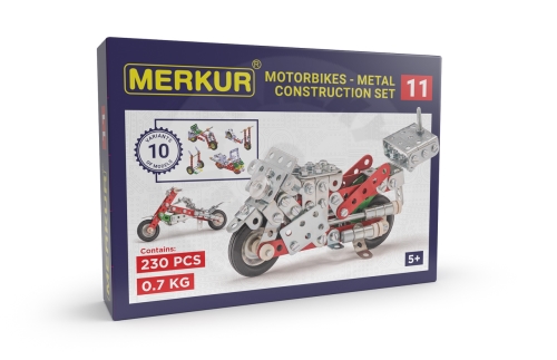 Merkur 011 Motocykl, 230 dílů, 10 modelů_(1)