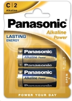 PANASONIC Alkalické baterie Alkaline Power C 1,5V (Blistr 2ks)