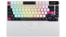 ASUS Klávesnice ROG Azoth X (ROG NX Snow V2/PBT), mechanická, bezdrátová, ARGB, US - bílá