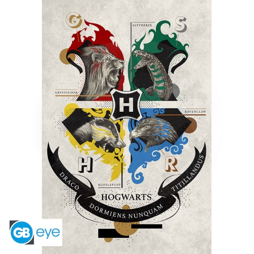 HARRY POTTER - Poster Maxi 91.5 x 61 cm - Animal Crest_(1)